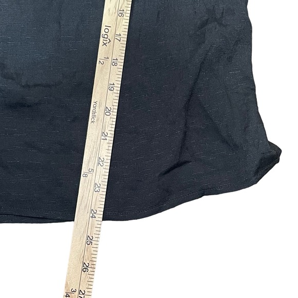 Savanna Jane Off‎ the Shoulder Blouse Plus Sz 3x Black Embroidered Floral Boho - Picture 13 of 14